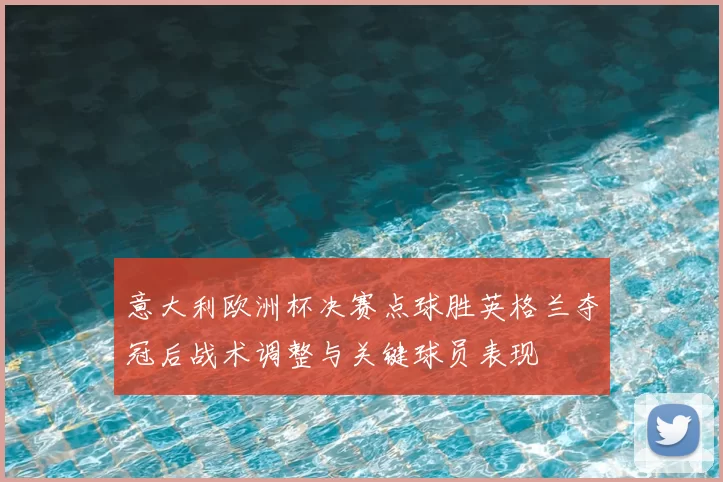 意大利欧洲杯决赛点球胜英格兰夺冠后战术调整与关键球员表现